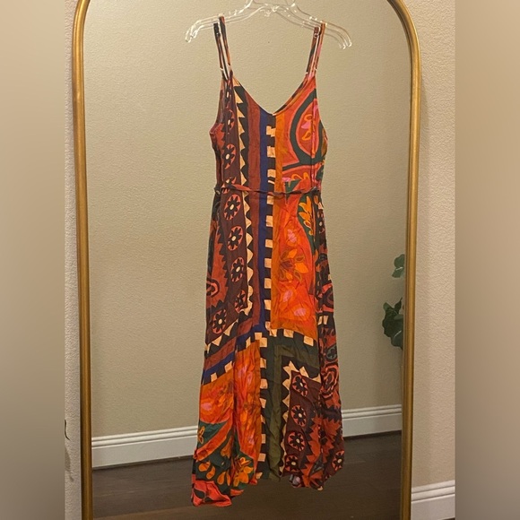FARM Rio for Anthropologie Hanky Wrap Midi Dress Size S - Picture 9 of 12